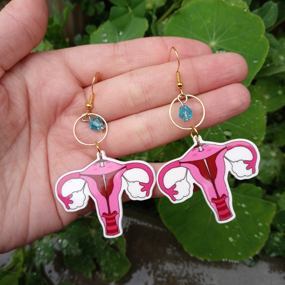 Sword swallowing earrings
